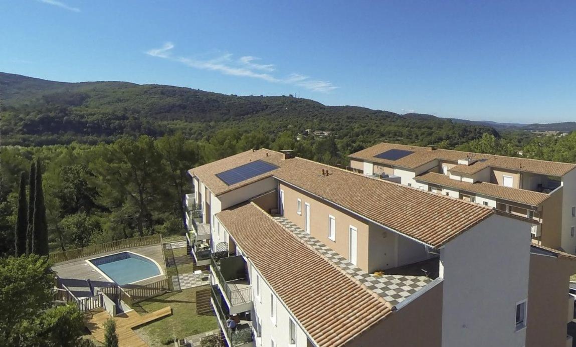 Terrasse 130M2 Panoramique Avec Climatisation Piscine - 3 Chambres Greoux-les-Bains Luaran gambar